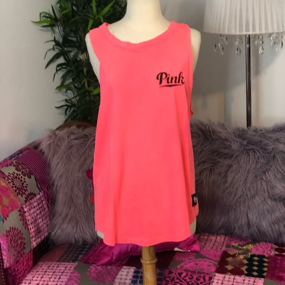 PINK Victoria's Secret Tops - Neon Coral Muscle Tank